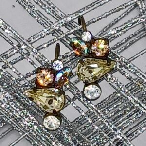 Vintage Sorrelli crystal drop earrings